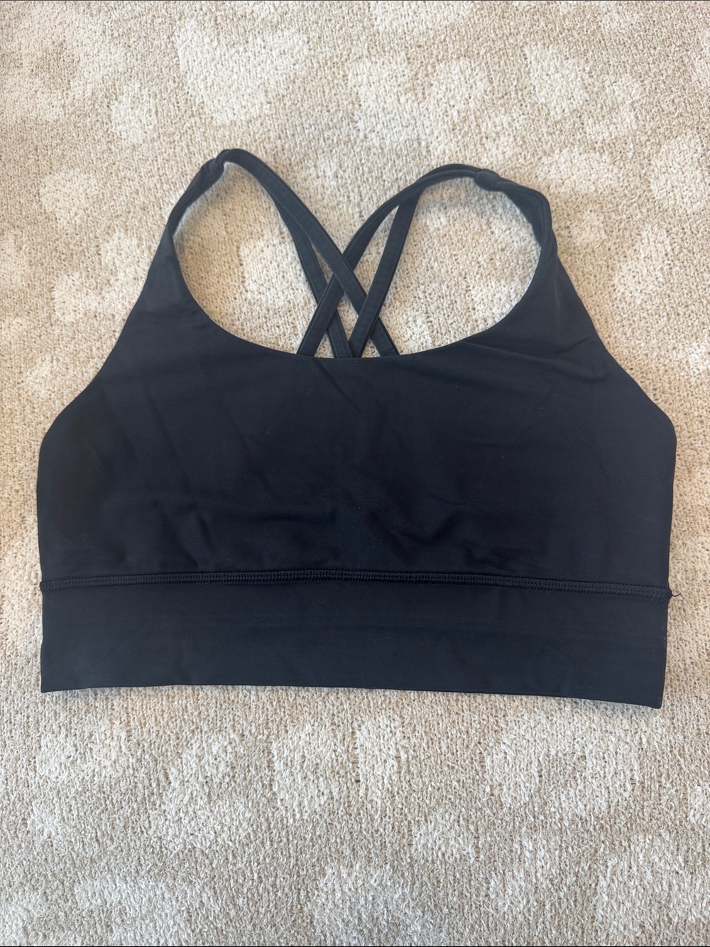 lululemon athletica Black Crisscross Sports Bra